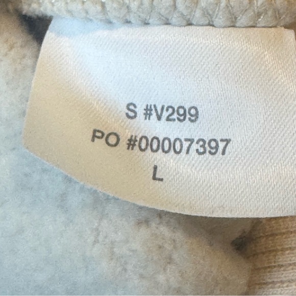 Vuori Mens Fleece Seaside Pullover Hoodie Salt Large V299 - Picture 14 of 14